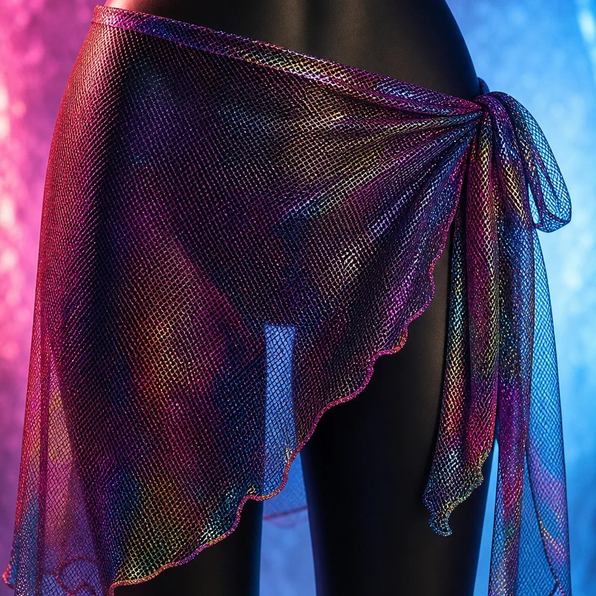 Mesh Flutter Skirt Cover-Up
